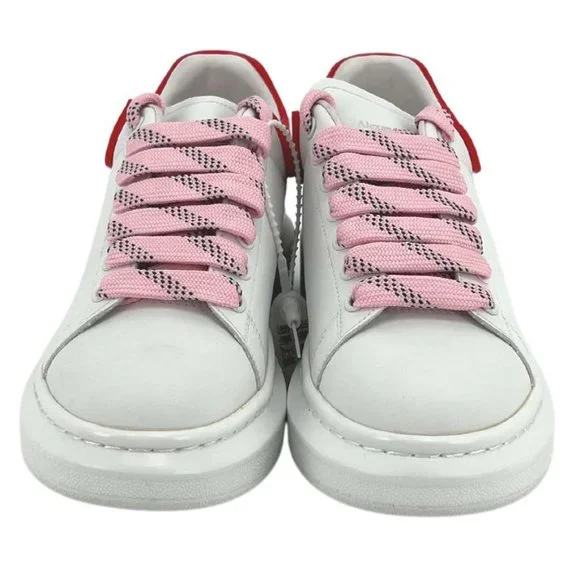 Alexander McQueen | Women's Pelles Gomma Sneaker | White, Pink & Red | Size 38 - Picture 2 of 9